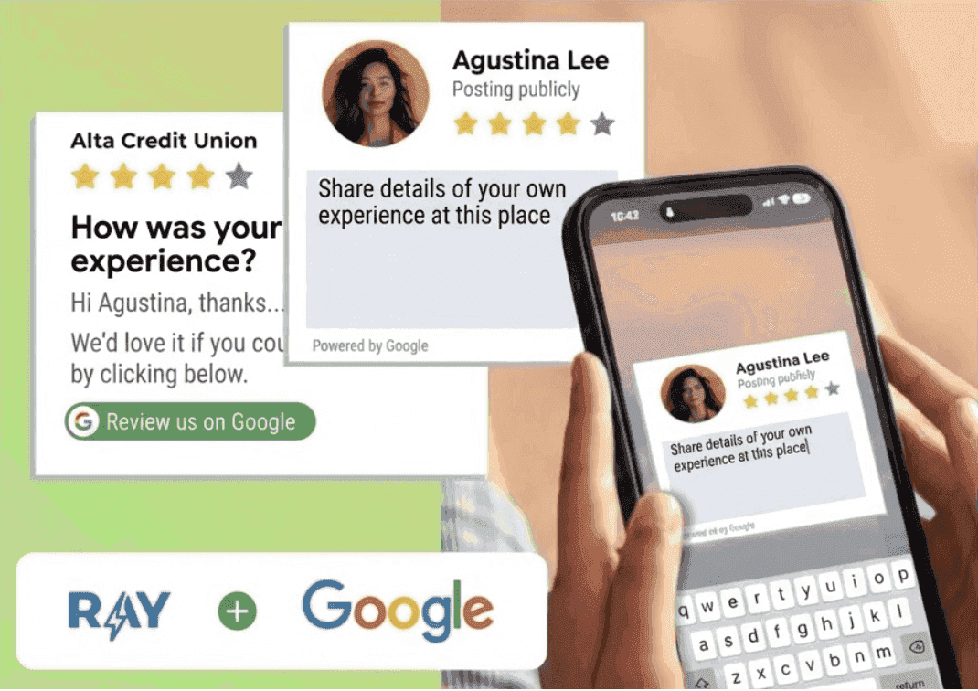 Google search results showing your restaurant with reviews